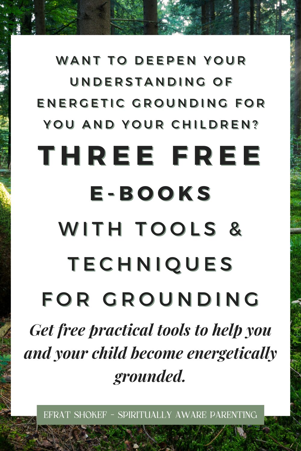 Energetic grounding to our physical body: Are you grounded? Is your child?