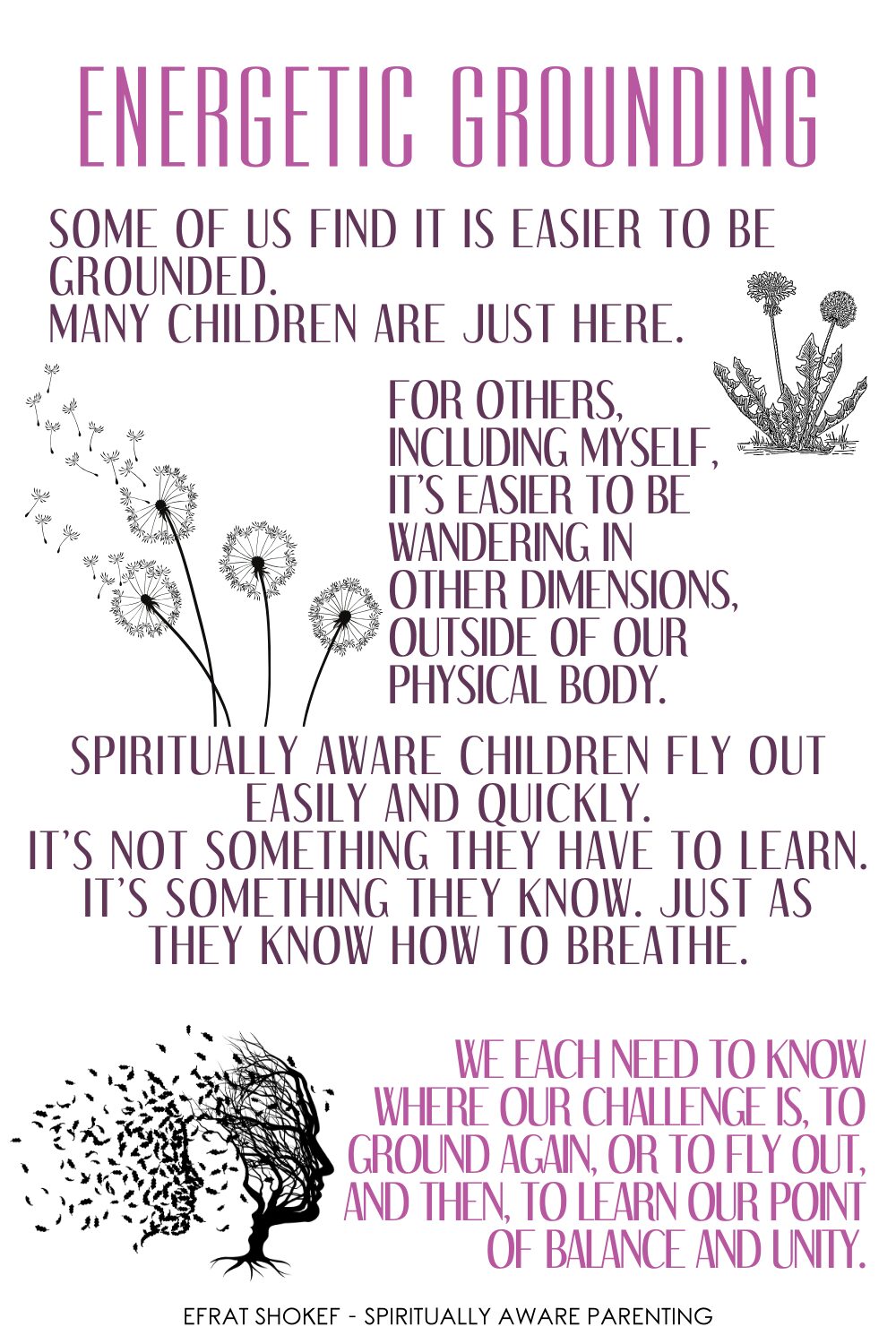 Energetic grounding to our physical body: Are you grounded? Is your child?