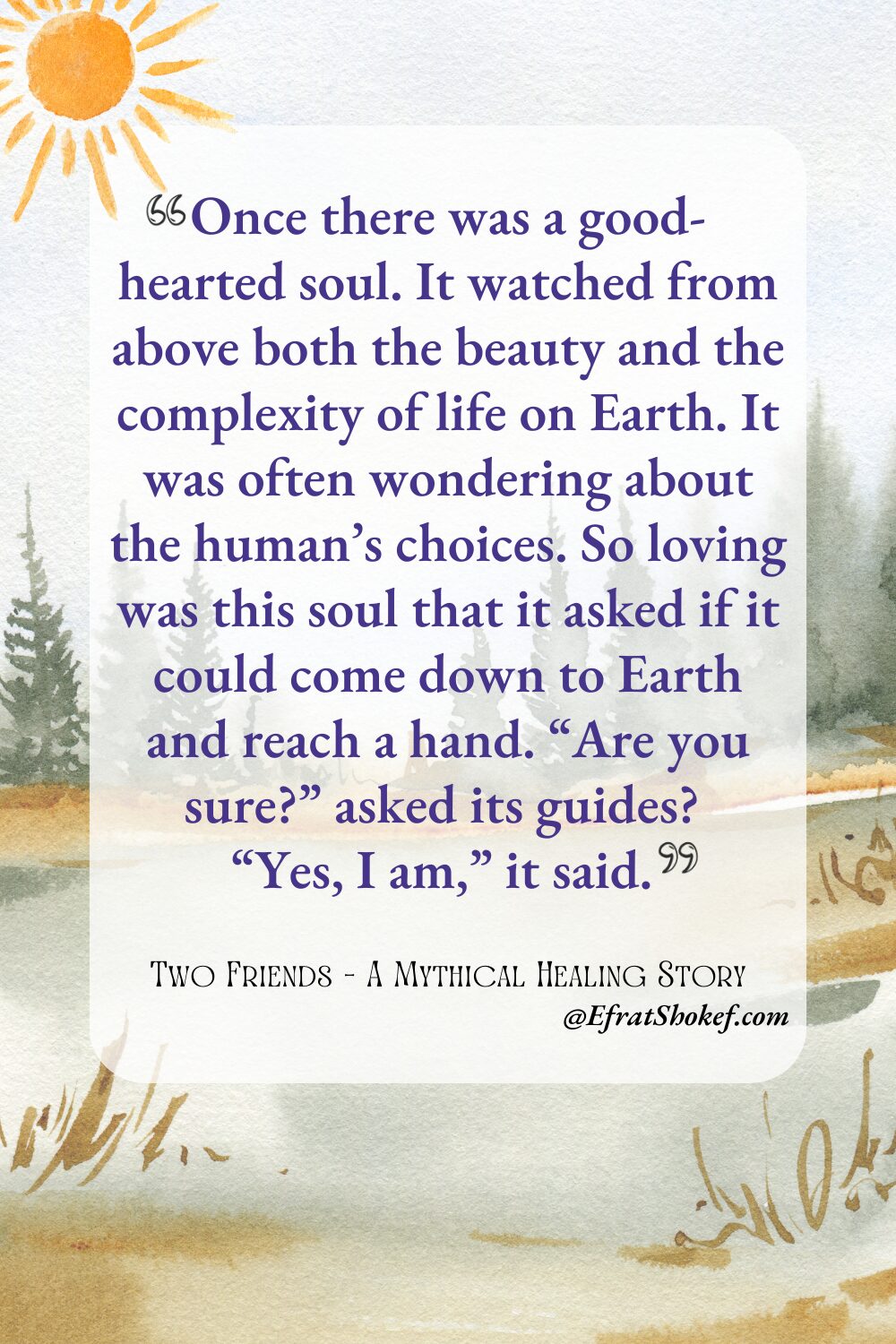 Two Friends - A Mythical Healing Story